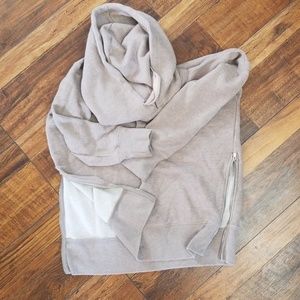 Light Brown Side Zip Sweatshirt